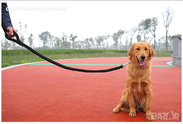 Плетен повод за куче – 120 см., снимка 3 - За кучета - 40847112