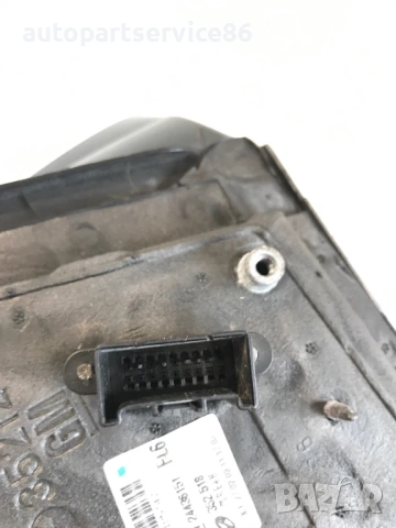 Дясно предно странично огледало сребристо за Opel Vectra C (2002-2006) 24436151 , снимка 3 - Части - 54310143