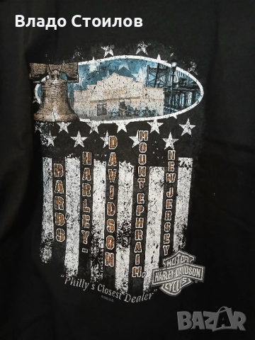 Harley Davidson оригинална тениска, снимка 3 - Тениски - 52432255