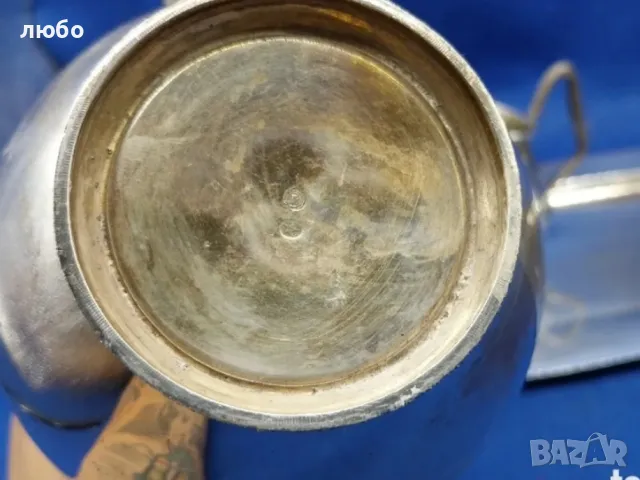 Сребърен Комплект от Поднос със Канички Сребро 0,925-901 грама , снимка 9 - Други ценни предмети - 47291573