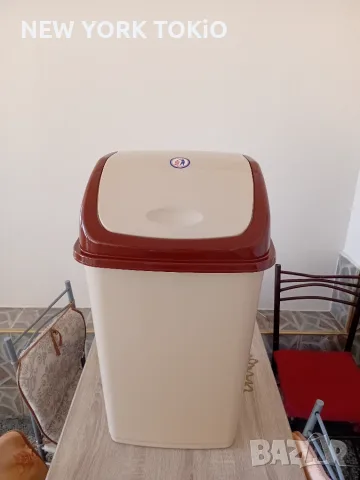 КОШ ЗА ОТПАДЪЦИ С ЛЮЛЕЕЩ КАПАК , снимка 8 - Мопове, кофи, четки и метли - 56020766