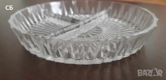 Кристални кана, ордьовър, бонбониера и свещник, снимка 5 - Други - 48780605