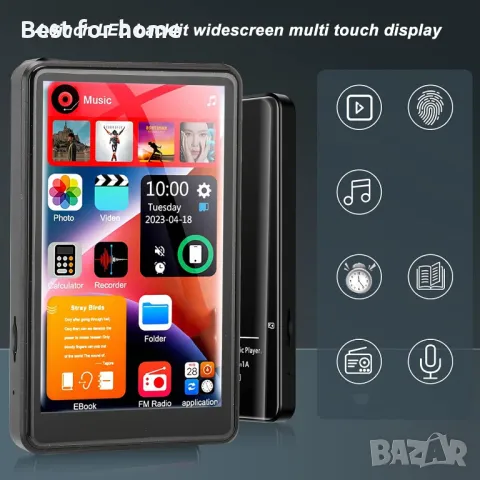  MP3 плейър с Bluetooth и сензорен екран Yoidesu, снимка 6 - MP3 и MP4 плеъри - 49903684