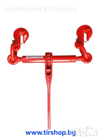 Верига за укрепване на товар с тресчотка 