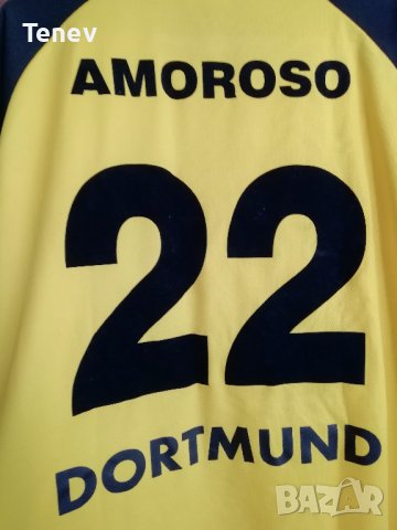 Borussia Dortmund Marcio Amoroso Vintage 2001/2002 оригинална футболна фланелка тениска Борусия, снимка 3 - Тениски - 37961321