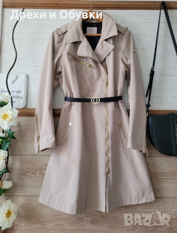 Бежов тренч с ципове LIVELO 