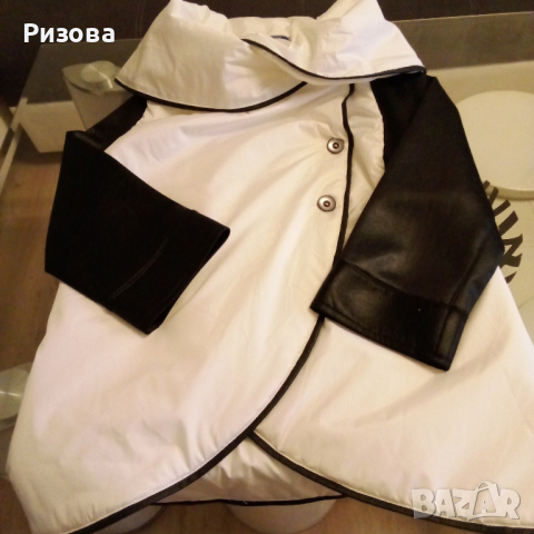 Продавам дамско макси,кожено-40лвБяло,кожено-30лвПромазано-30лв, снимка 7 - Палта, манта - 44654973