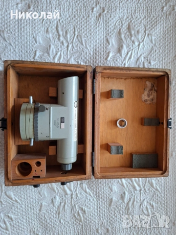 Оптичен нивелир Carl Zeiss Jena Ni 050 , снимка 3 - Измервателни инструменти - 54043399