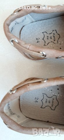 №22-№30, Бежови Детски Мокасини за момче с велкро, снимка 5 - Детски обувки - 35835926