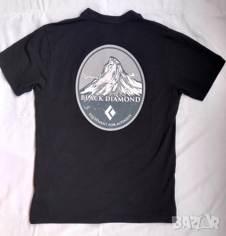 Black Diamond S мъжка тениска, снимка 2 - Тениски - 53961794