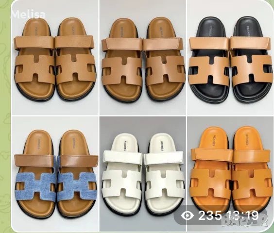 Дамски чехли Хермес , снимка 7 - Дамски ежедневни обувки - 49874197