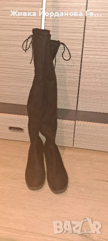 Зимни ботуши тип чизми, снимка 7 - Дамски ботуши - 52435650