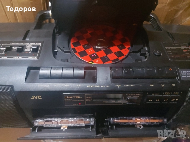 JVC RC-X510 CD Portable System CD/Tape/FM Tuner , снимка 2 - Радиокасетофони, транзистори - 52260622