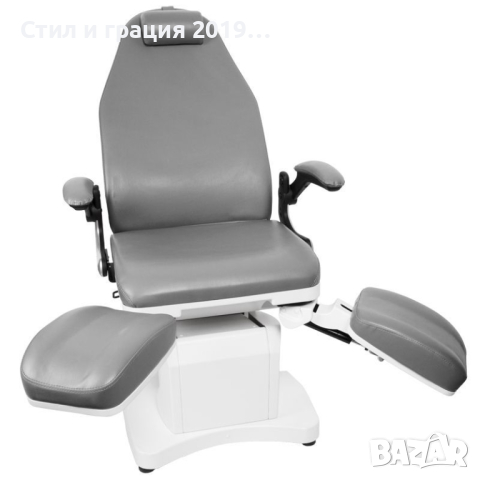 Стол за педикюр Azzurro 709A (3 мотора) - сив/бял, снимка 4 - Педикюр и маникюр - 44514128