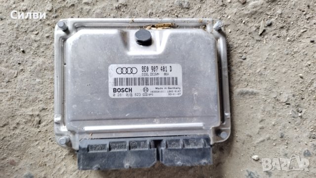 Компютър за двигател от Ауди А4 Б6 01–04г. ТДИ 180кс Audi A4 B6 2.5TDI quattro 8E0907401D 0281010823