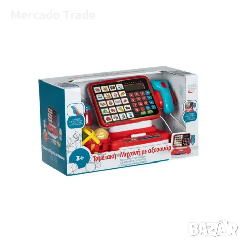 Детски касов апарат Mercado Trade, Със скенер и аксесоари, снимка 2 - Електрически играчки - 48145819