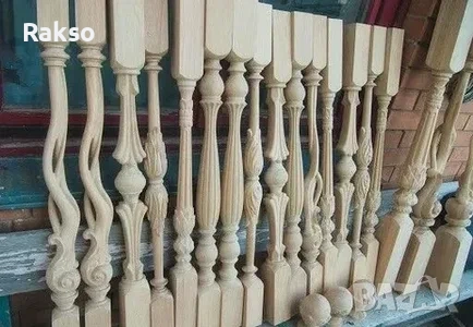 Балюстри дървени плоски., снимка 11 - Строителни материали - 52533878