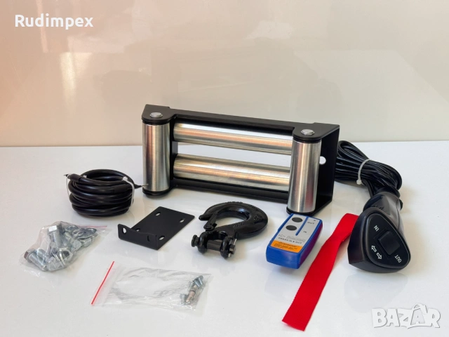 Лебедка TITAN ULTRA 13500 Lbs , 12V, електрическа, за пътна помощ и джип, снимка 5 - Аксесоари и консумативи - 53069487