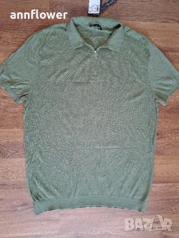 Тениска плетиво DeFacto studio 3XL, снимка 2 - Тениски - 49688747