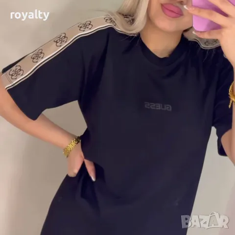 Памучни дамски тениски GUESS Различни цветове , снимка 3 - Тениски - 50411627