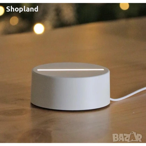 3D LED нощна лампа - табло за съобщения, снимка 2 - Лед осветление - 54038910