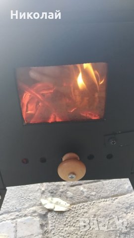 Преносима печка на дърва за палатка , къмпинг , гараж , бесетка , малка печка, снимка 5 - Къмпинг мебели - 30900779