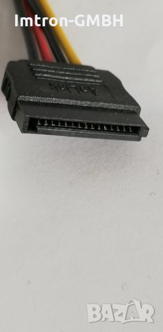 Кабел захранващ ASUS  1*4 1/4'' to 1* SATA 15см P/N 14G000100915, снимка 3 - Кабели и адаптери - 35493701