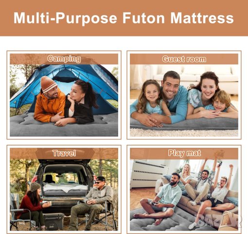 ПРОМОЦИЯ Сгъваем матрак / къмпинг матрак 140 x 200см GE20011, снимка 9 - Други - 42493802