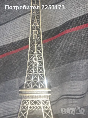 Бронзова Айфелова кула, снимка 2 - Декорация за дома - 48987827