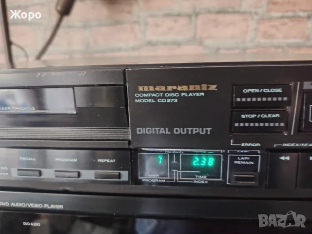 ⏯️Клип. Marantz CD273, снимка 3 - Аудиосистеми - 56391477