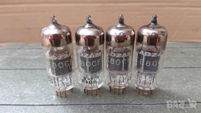  Радиолампи ADZAM gold pin E80CF.  