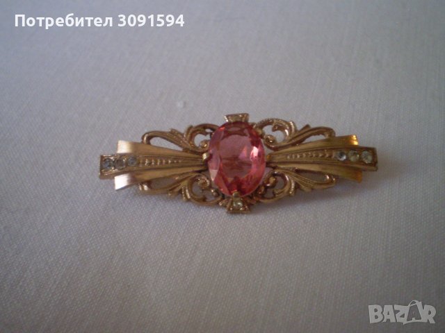 брошка игла дубле арт деко Германия, снимка 8 - Антикварни и старинни предмети - 40223919