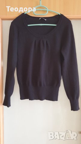 Черна блуза Calliope р.S, снимка 2 - Блузи с дълъг ръкав и пуловери - 39570657