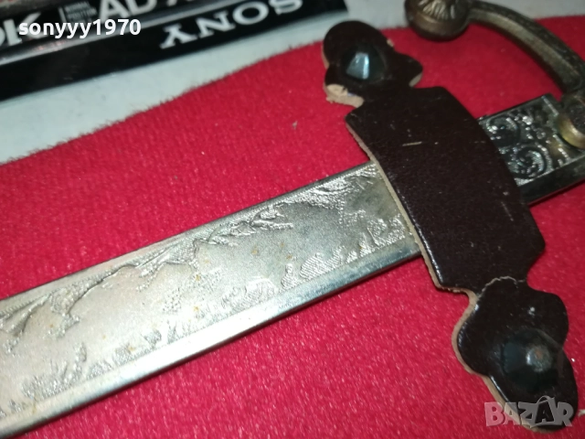 КОЛЕКЦИОНЕРСКИ МЕЧ 40СМ ОТ ФРАНЦИЯ 1610251909, снимка 11 - Антикварни и старинни предмети - 52078923