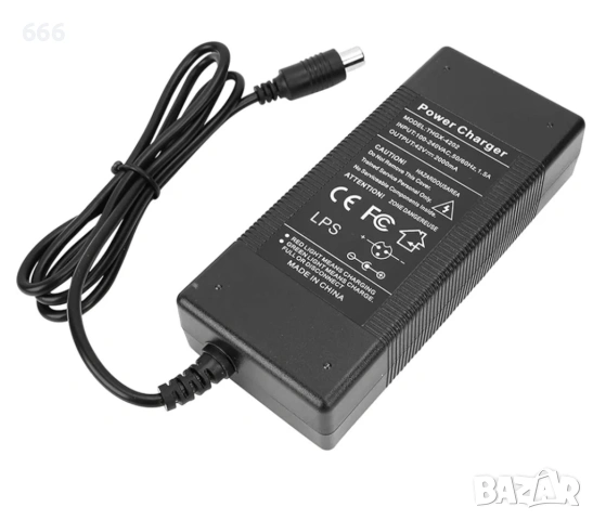 Зарядно устройство VOLOHAS SLS-4202 за скутери, 42V / 2 А, 2000A, снимка 2 - Друга електроника - 53284844