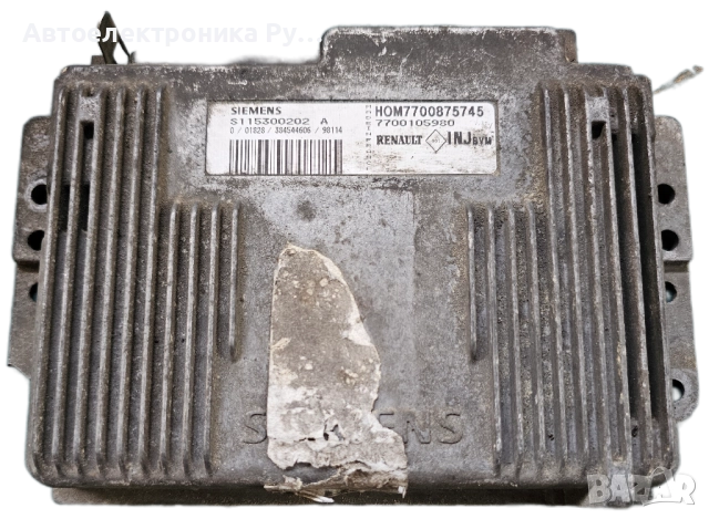 компютър RENAULT MEGANE SCENIC 1.6 SIEMENS, S115300202 A, S115300202A, HOM7700875745, HOM 7700875745