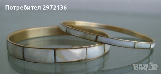 Гривни месинг и седеф , снимка 4 - Гривни - 53102091