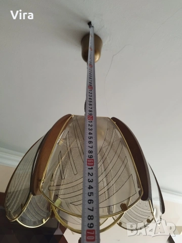 Лампа за таван, пендел немски, снимка 3 - Лампи за таван - 53309873