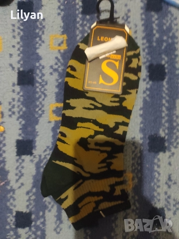 Мъжки чорапи КАМУФЛАЖ зелен 2,50 лв. (1.28 €), снимка 5 - Други - 52803895
