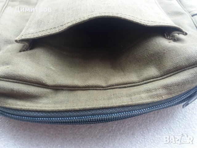 Военна брезентова малка чанта, снимка 2 - Екипировка - 40671000