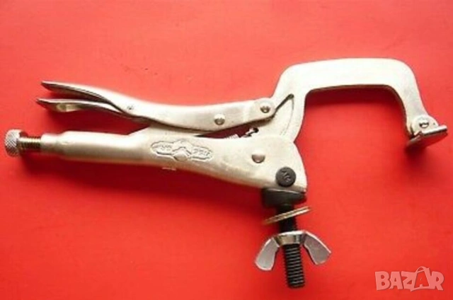 Оригинал VISE-GRIP Американски Грип КЛЕЩИ Чирак 280 мм тип Настолна Стяга Скоба Преса Клампа БАРТЕР, снимка 7 - Клещи - 54126731