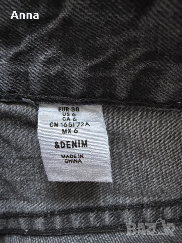 Дънкова черна пола, снимка 2 - Поли - 54234562