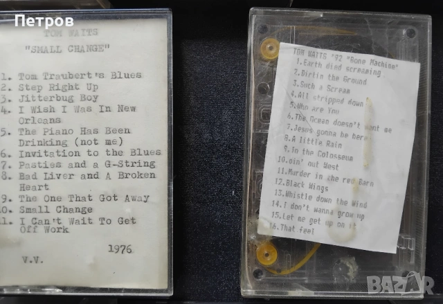 15 бр. албуми на касетки на Том Уейтс , снимка 8 - Аудио касети - 53095311
