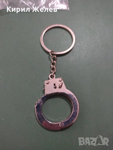 Ключодържател метален хром гланц полицейски белезници - 17815, снимка 1 - Други - 31220247