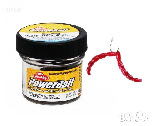 Вердевас Berkley PowerBait Blood Worm хирономус 100 бр стръв
