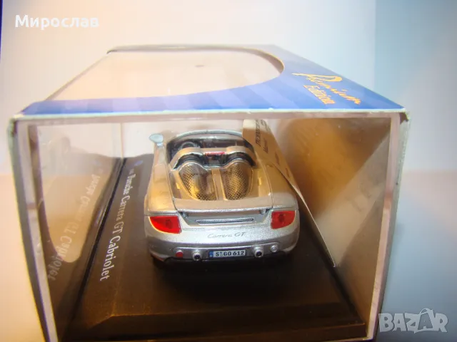 1:43 PORSCHE CARRERA GT AMERICAN MINT КОЛИЧКА МОДЕЛ, снимка 5 - Колекции - 48387103
