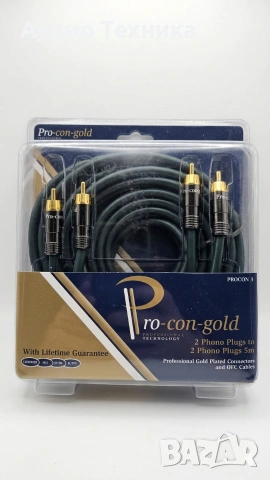 Procon 3 Pro-con-gold 5m RCA OFC