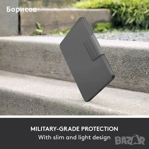  Logitech Rugged Folio iPad 10 generation,A16 - отделящ се защитен калъф,с клавиатура, снимка 2 - Таблети - 55962145