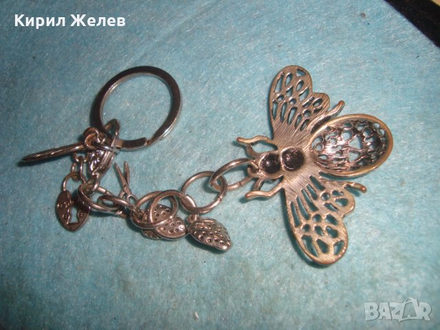 ПОСРЕБРЕН АРТ КЛЮЧОДЪРЖАТЕЛ ПЛЕЛА ВИСУЛКИ МНОГО КРАСИВ и ОРИГИНАЛЕН МОДЕЛ 14334, снимка 4 - Други - 35009795