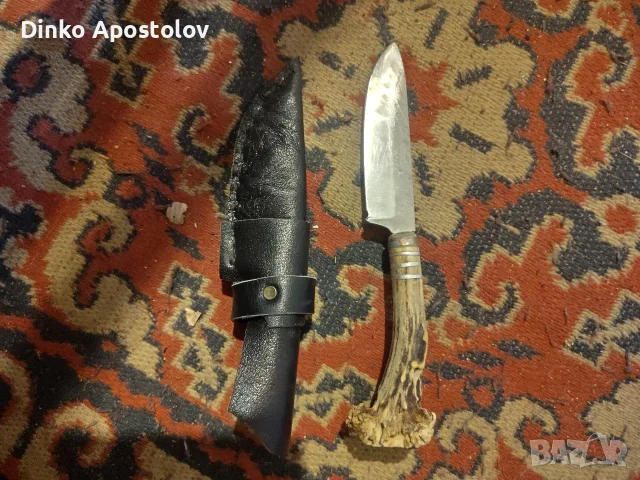 нож еленов рог .